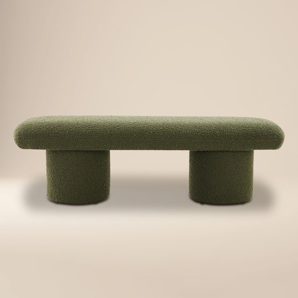 Bench | Fern Green Boucle