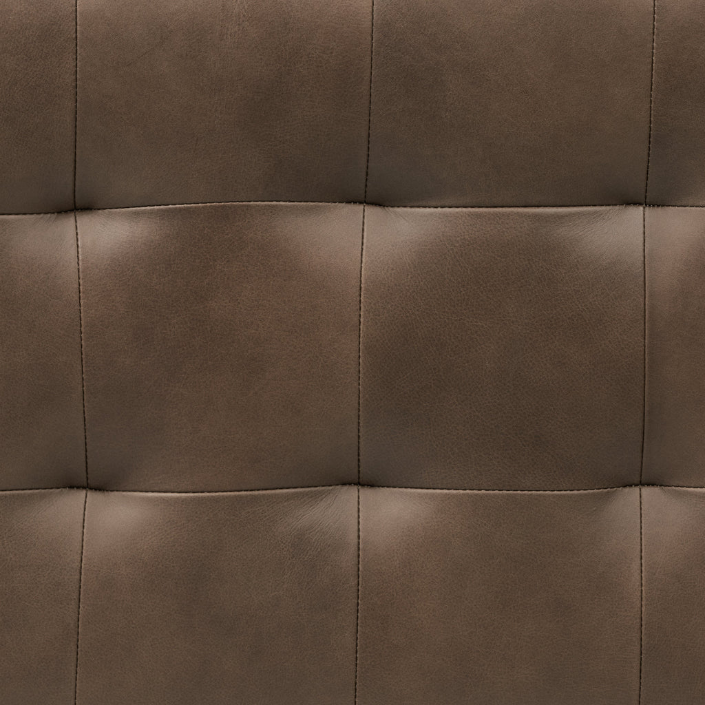 Leather Bench | Cocoa Brown