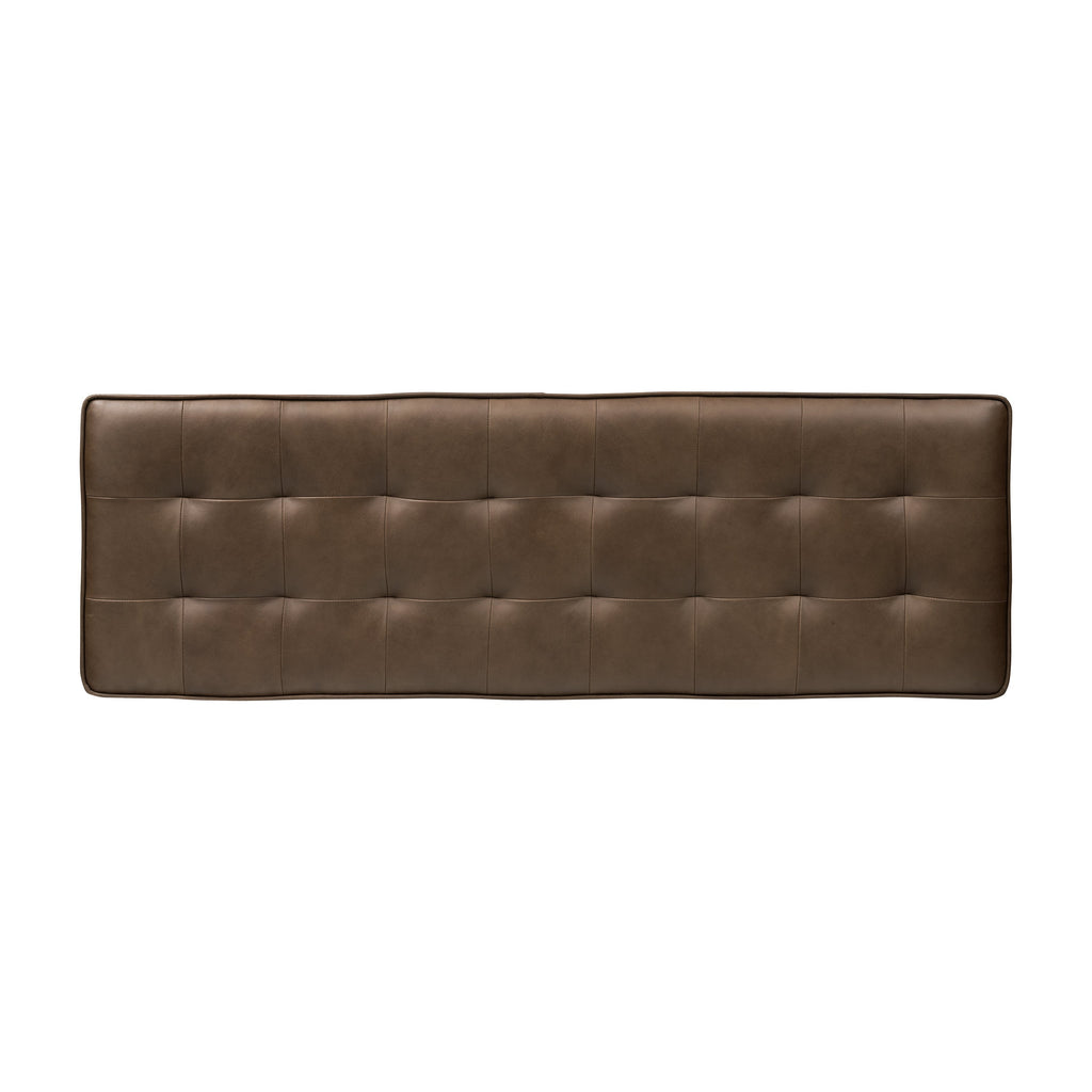Leather Bench | Cocoa Brown