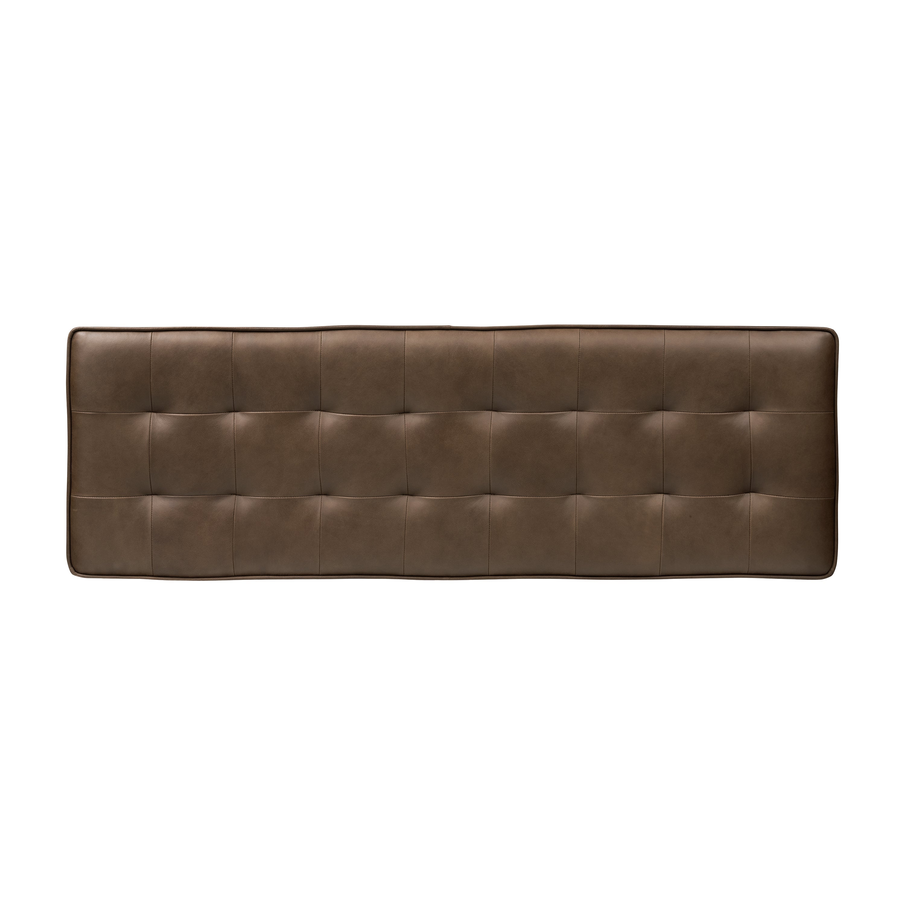 Leather Bench | Cocoa Brown