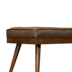 Leather Bench | Cocoa Brown