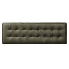 Leather Bench | Olivine Green