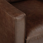 Leather Lounge Chair | Chocolate Brown