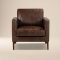 Leather Lounge Chair | Chocolate Brown