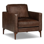 Leather Lounge Chair | Chocolate Brown