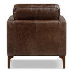 Leather Lounge Chair | Chocolate Brown