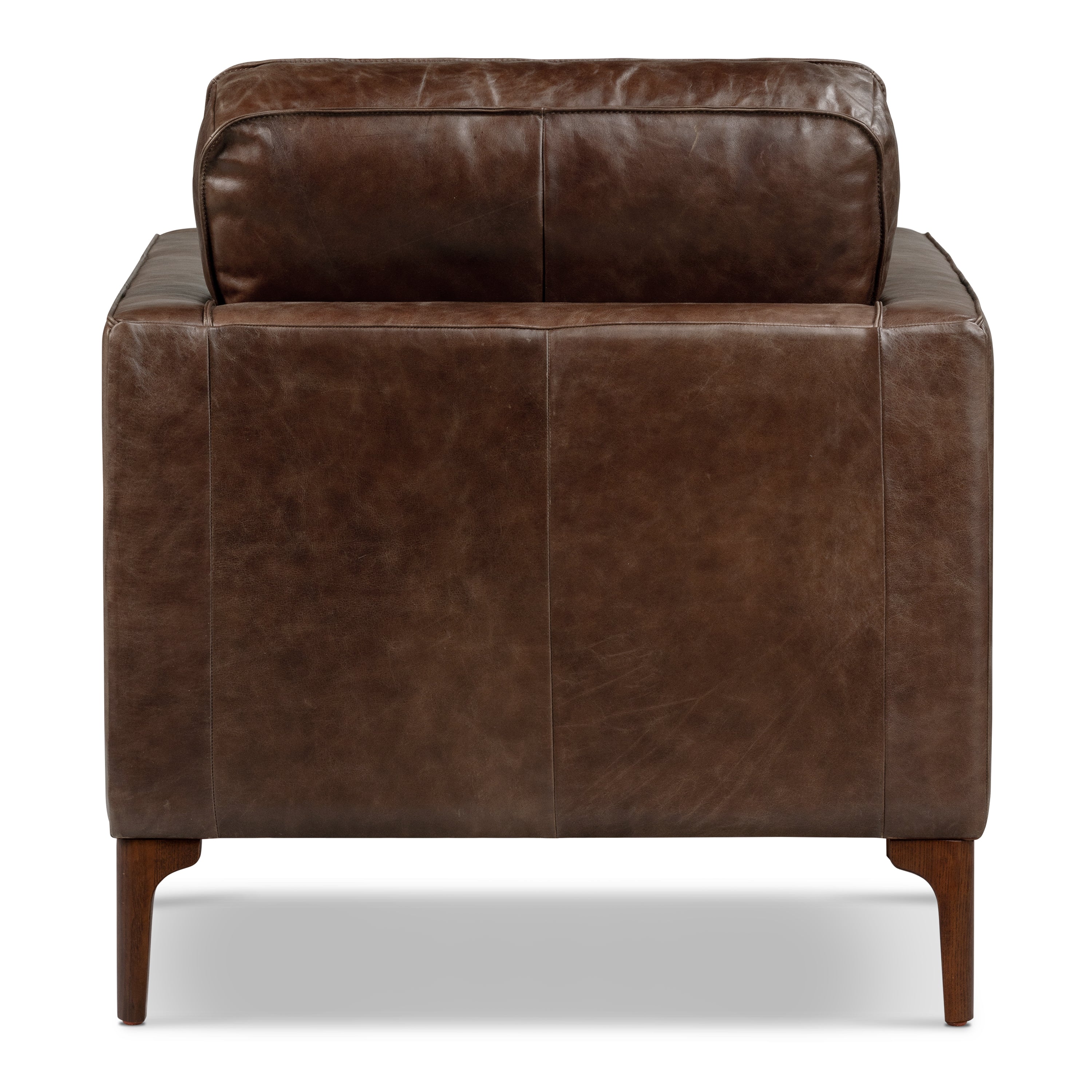 Leather Lounge Chair | Chocolate Brown