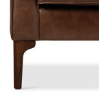 Leather Lounge Chair | Chocolate Brown