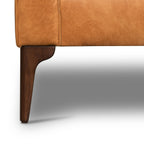 Leather Lounge Chair | Cognac Tan