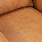 Leather Lounge Chair | Cognac Tan