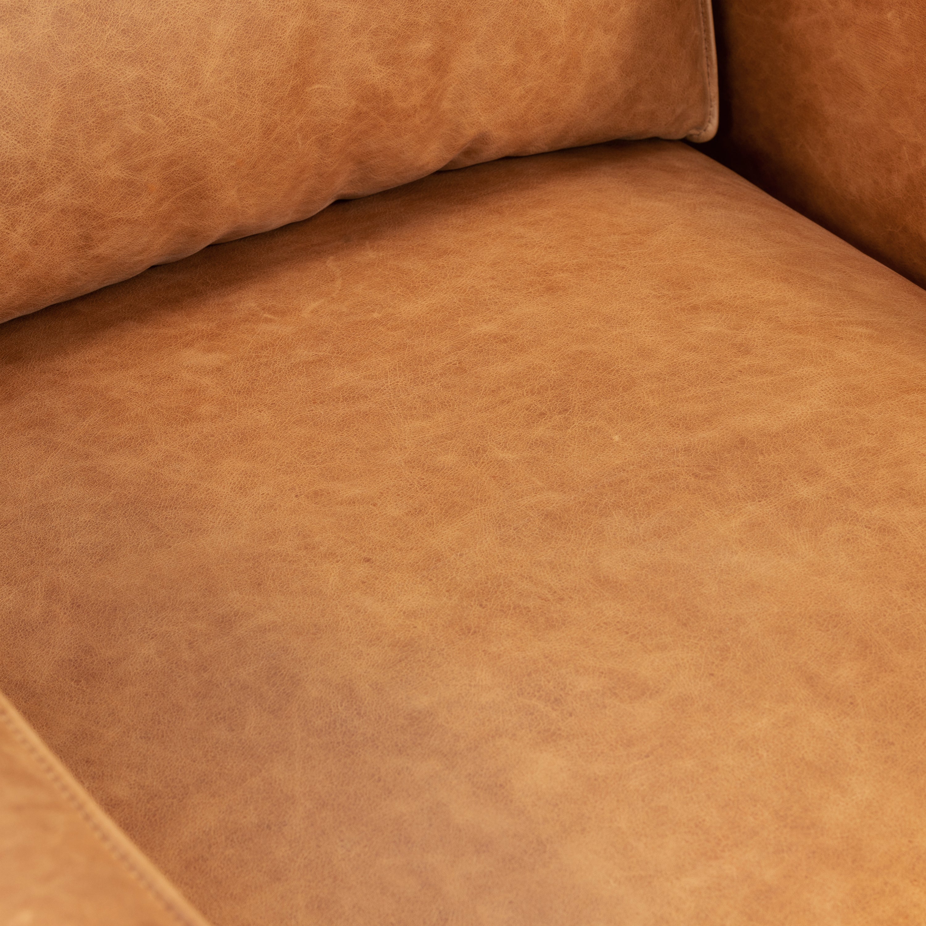 Leather Lounge Chair | Cognac Tan