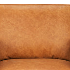 Leather Lounge Chair | Cognac Tan