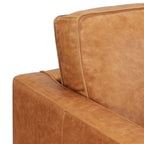 Leather Lounge Chair | Cognac Tan