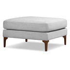 Fabric Ottoman | Seashell Grey
