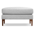 Fabric Ottoman | Seashell Grey