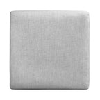 Fabric Ottoman | Seashell Grey