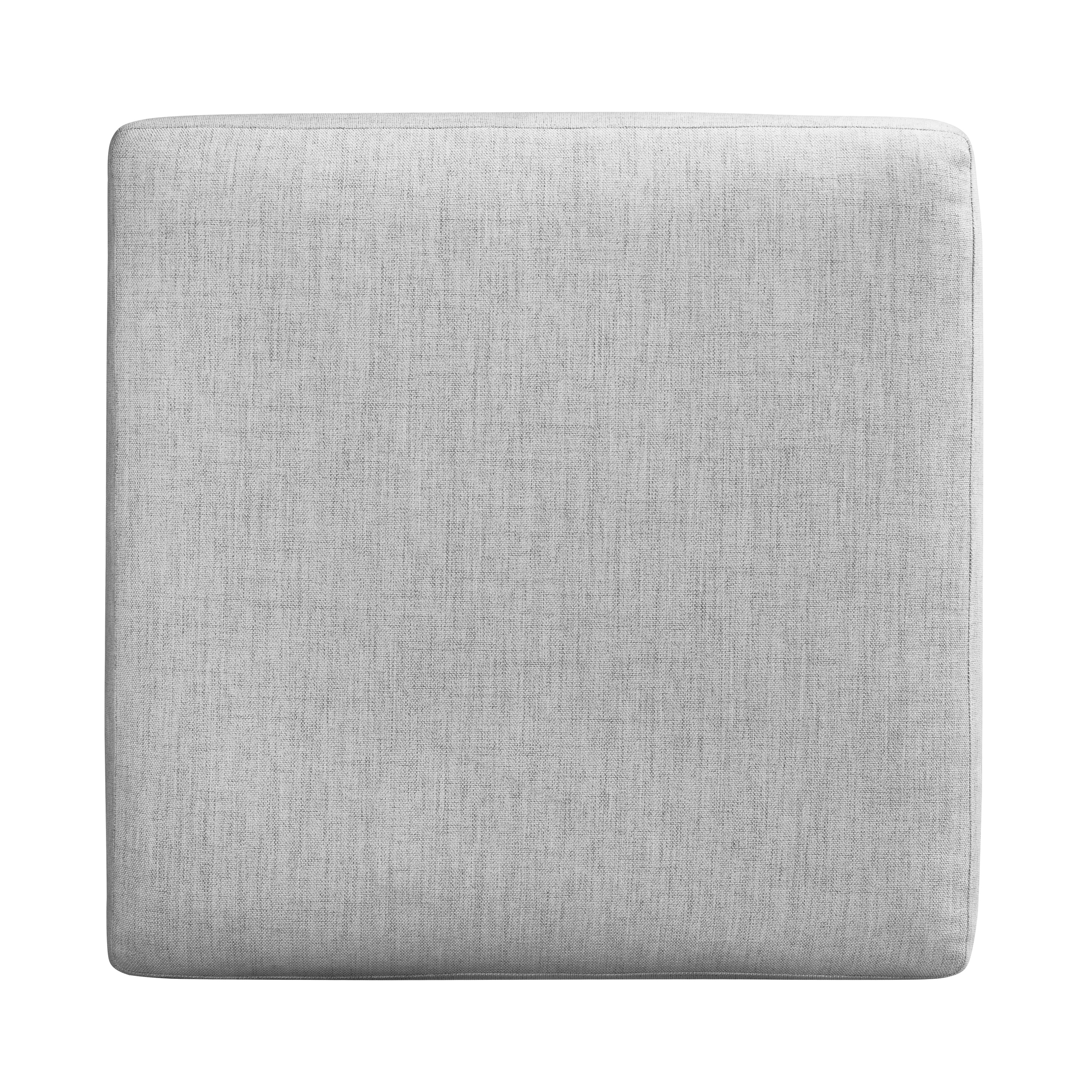 Fabric Ottoman | Seashell Grey