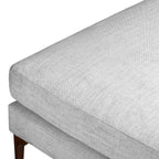 Fabric Ottoman | Seashell Grey