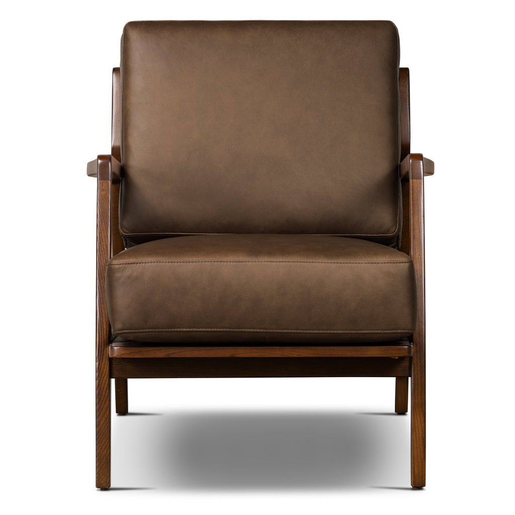 Leather Lounge Chair | Cocoa Brown