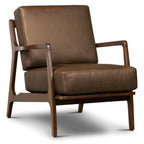Leather Lounge Chair | Cocoa Brown