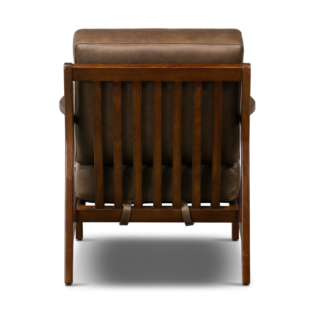 Leather Lounge Chair | Cocoa Brown