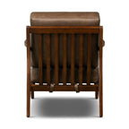 Leather Lounge Chair | Cocoa Brown
