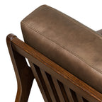Leather Lounge Chair | Cocoa Brown