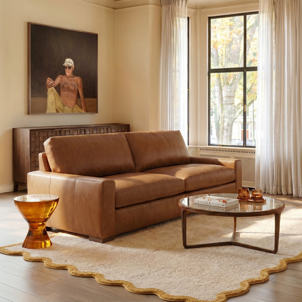 Round Coffee Table | Walnut