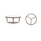 Round Coffee Table | Walnut