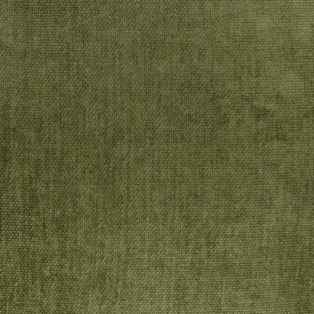 Velvet Ottoman | Distressed Green