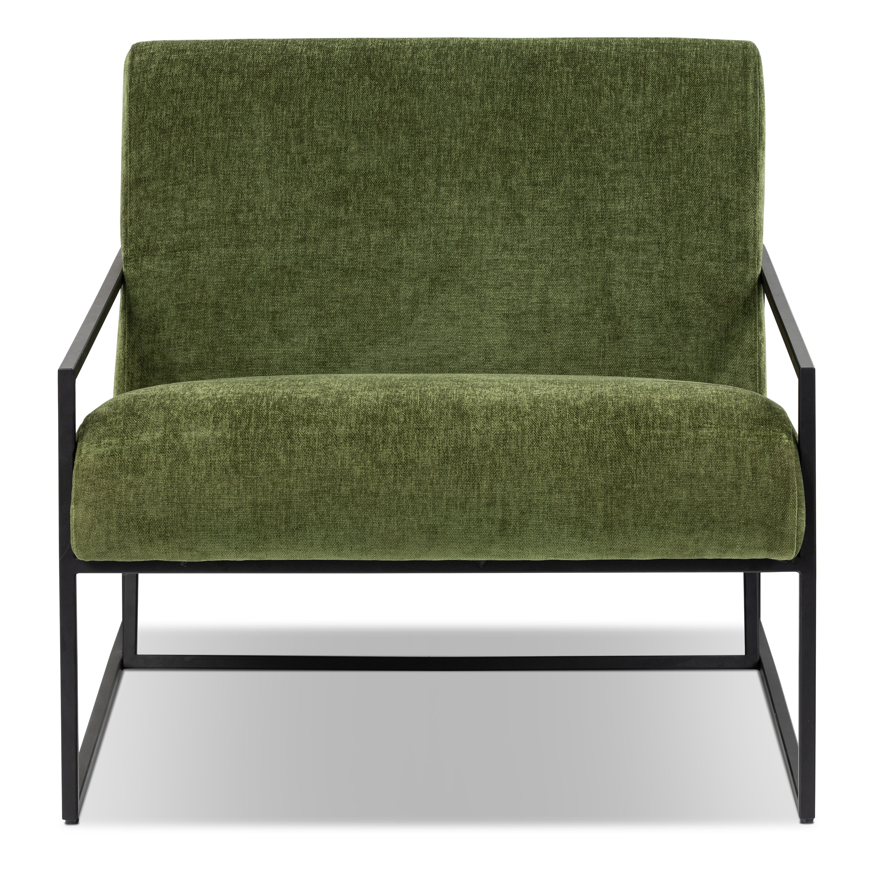 Fabric Lounge Chair | Distressed Green