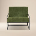 Fabric Lounge Chair | Distressed Green