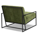 Fabric Lounge Chair | Distressed Green