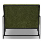 Fabric Lounge Chair | Distressed Green