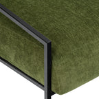 Fabric Lounge Chair | Distressed Green