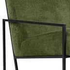 Fabric Lounge Chair | Distressed Green