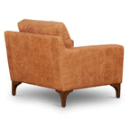 Leather Lounge Chair | Cognac Tan