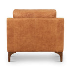 Leather Lounge Chair | Cognac Tan