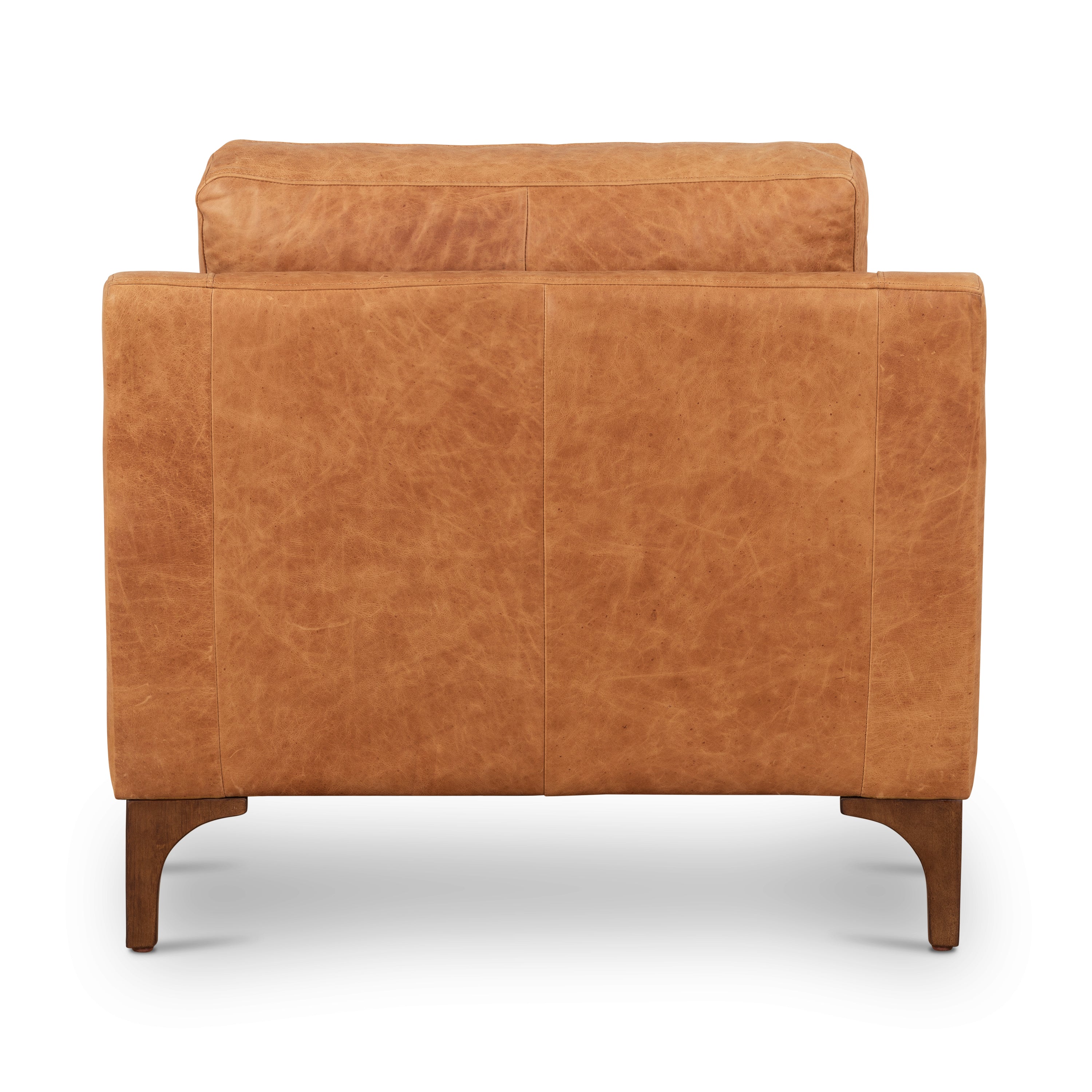 Leather Lounge Chair | Cognac Tan