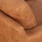 Leather Lounge Chair | Cognac Tan