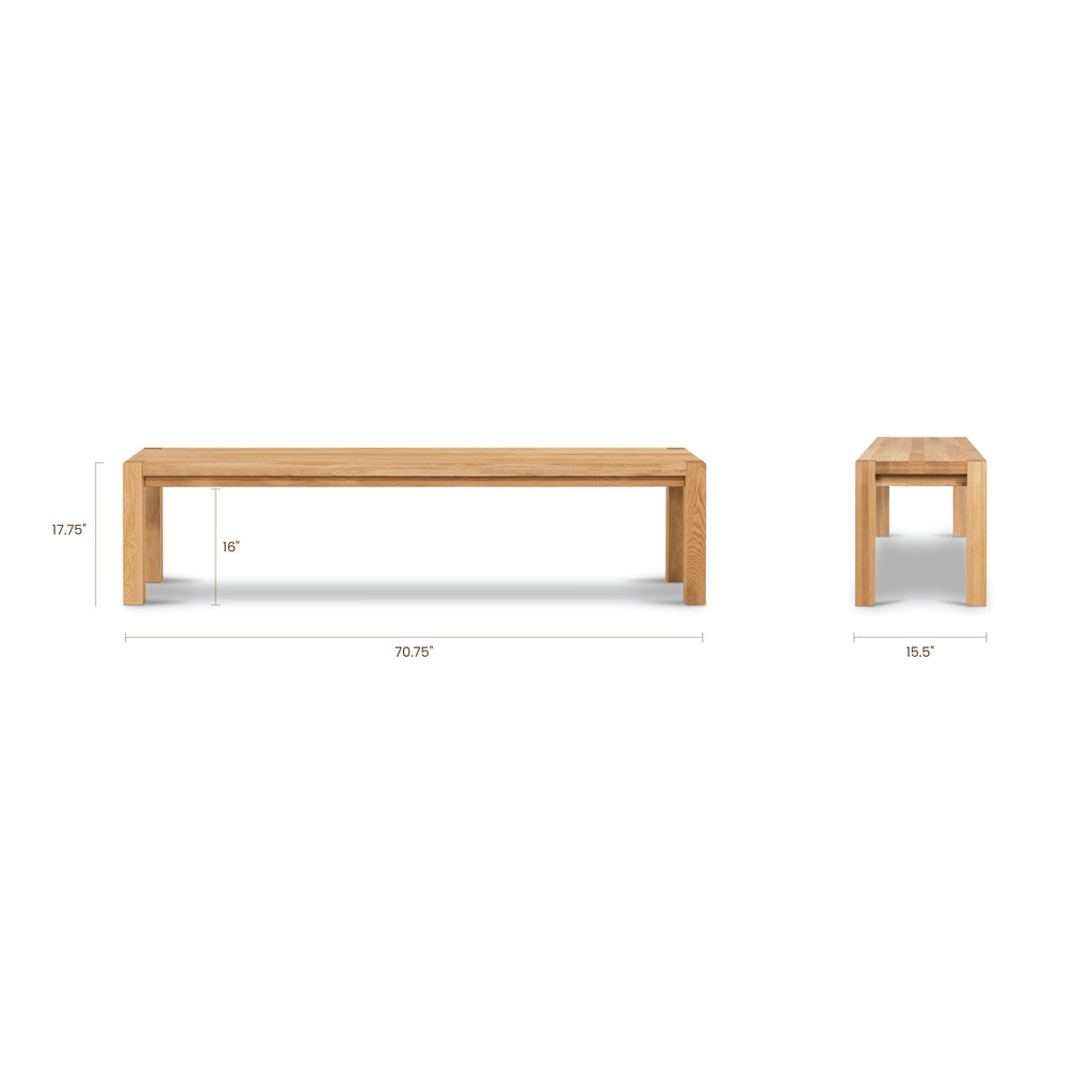 71 Bench | Oak