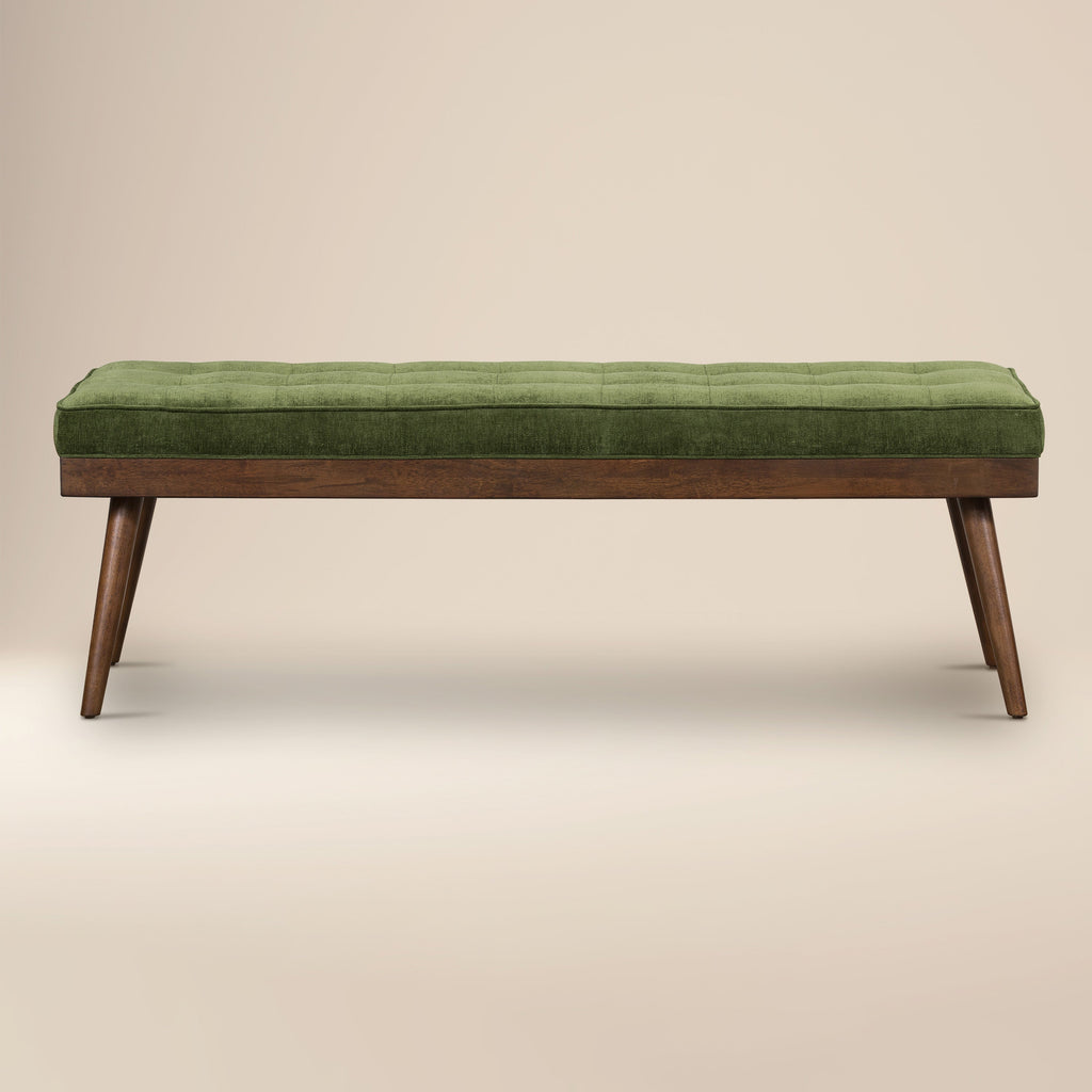 Fabric Bench | Distressed Green