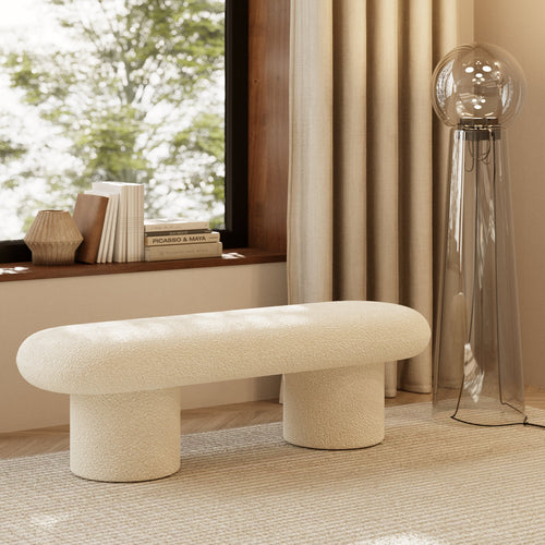 Bench | Crema White Boucle