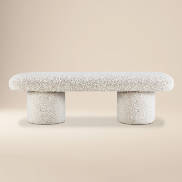 Bench | Crema White Boucle