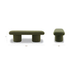 Bench | Fern Green Boucle