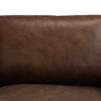 Sorrento Leather Lounge Chair | Chocolate Brown