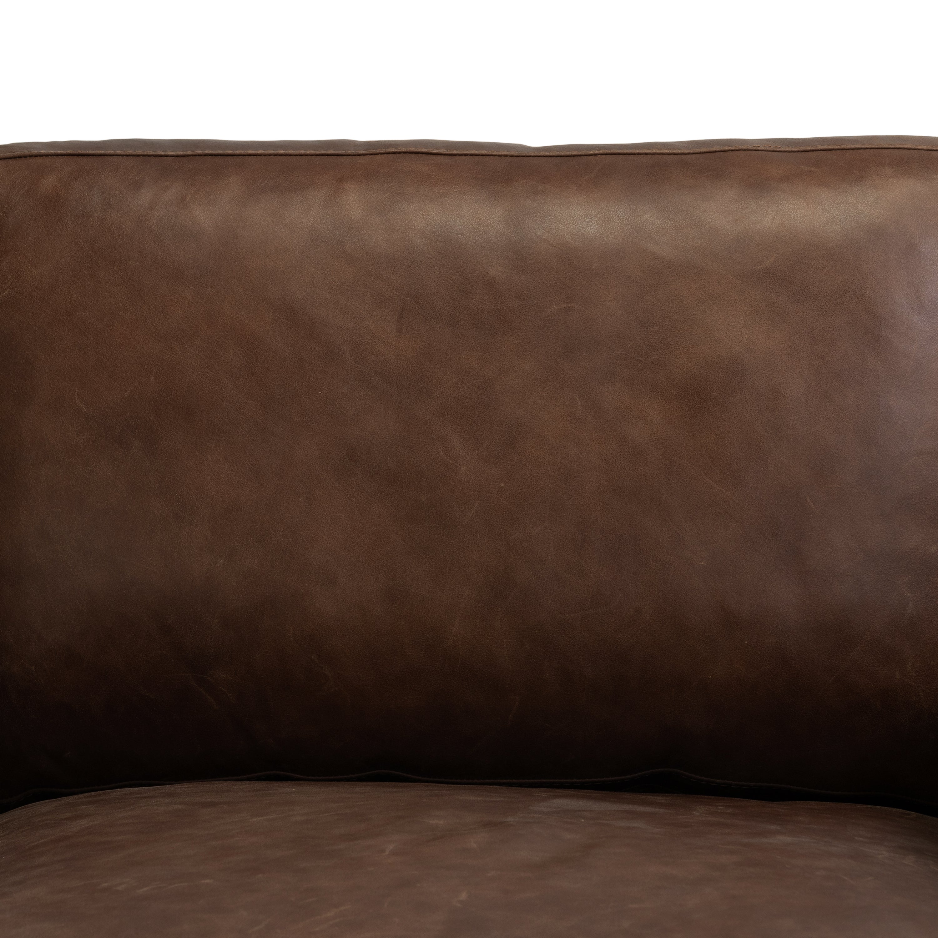 Sorrento Leather Lounge Chair | Chocolate Brown