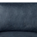 Sorrento Leather Lounge Chair | Nightfall Blue