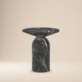 Wels End Table | Black Marble