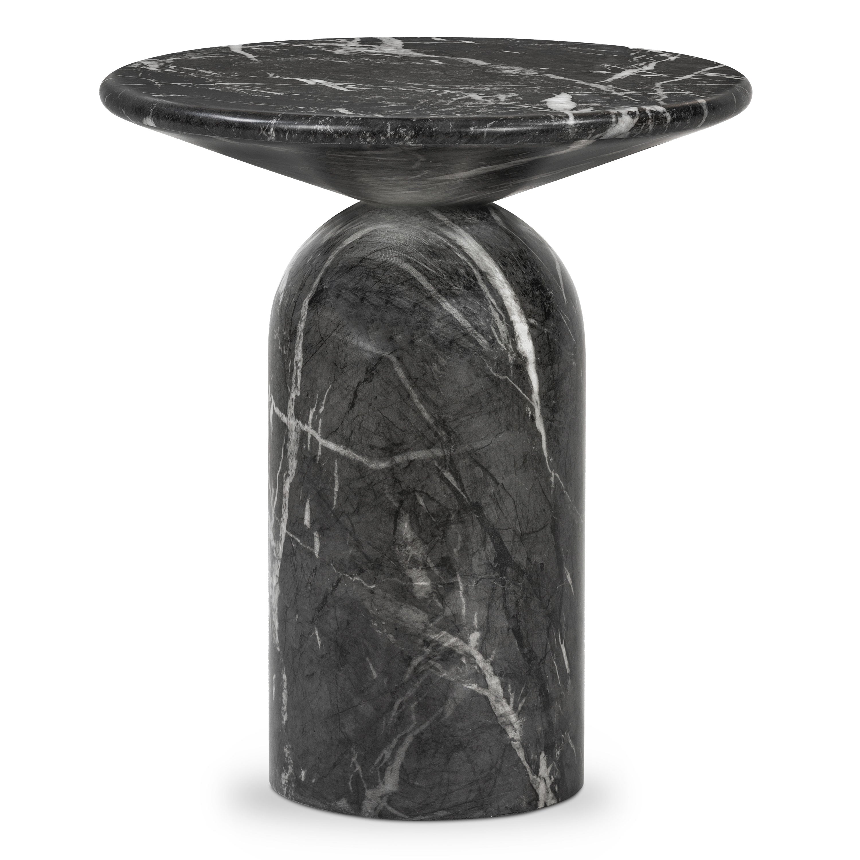 Wels End Table | Black Marble